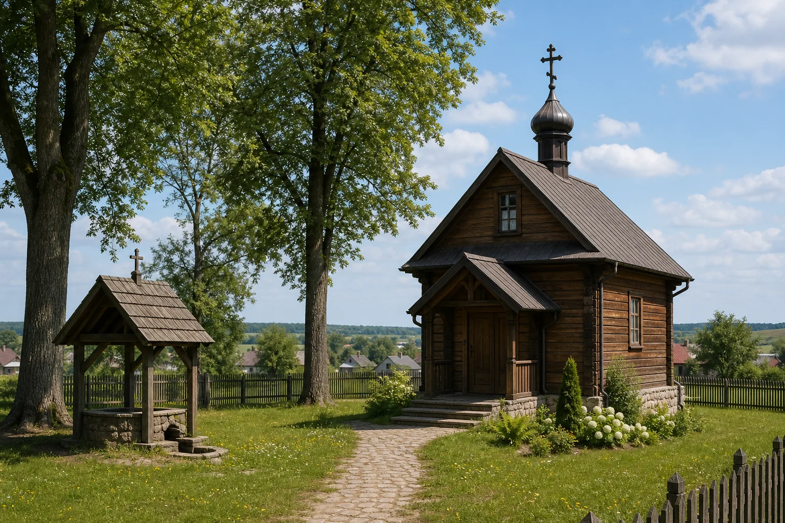Поляны, кладбище христианское: часовня св. Анны (дерев.)