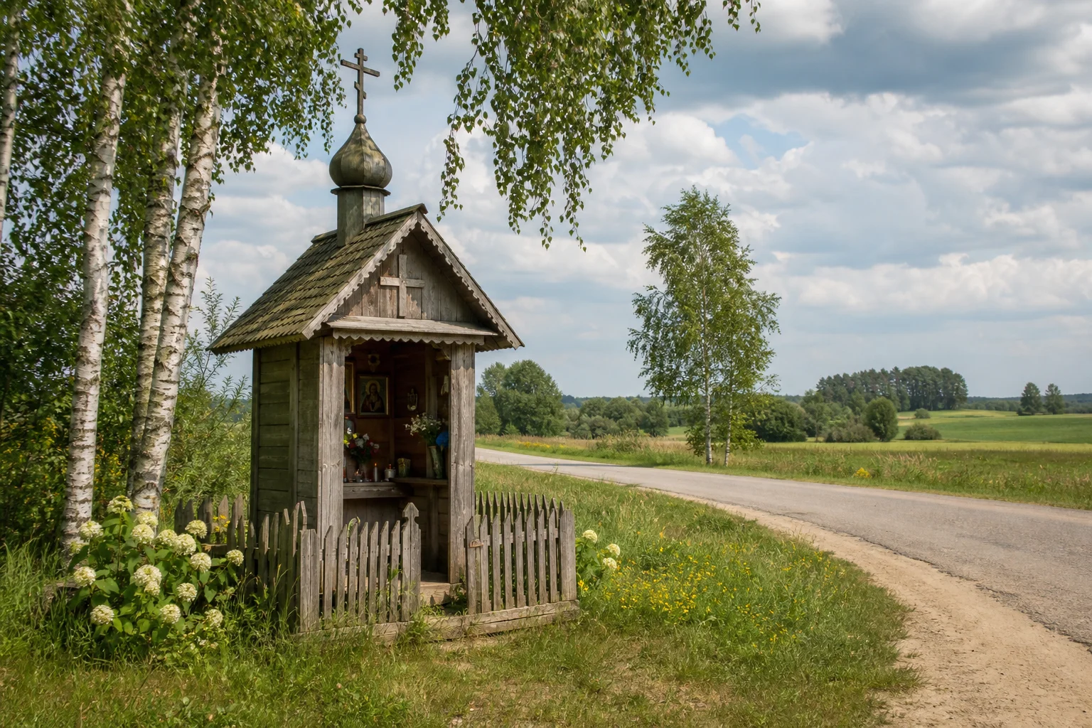 Придорожная часовня в Боярах