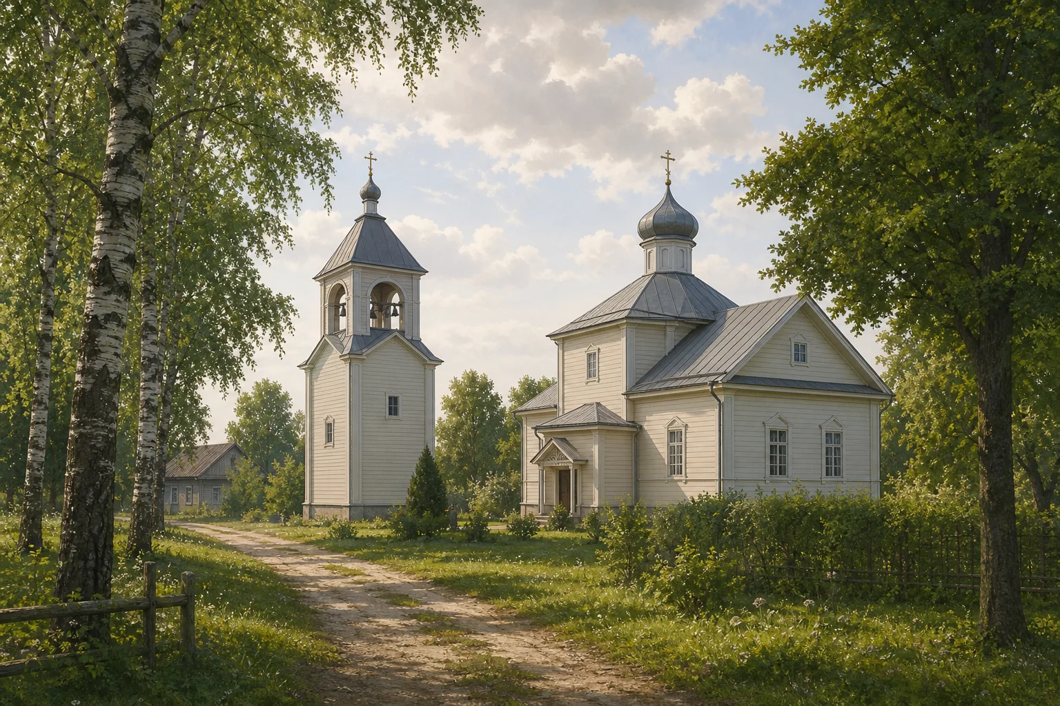Прусино, церковь: колокольня