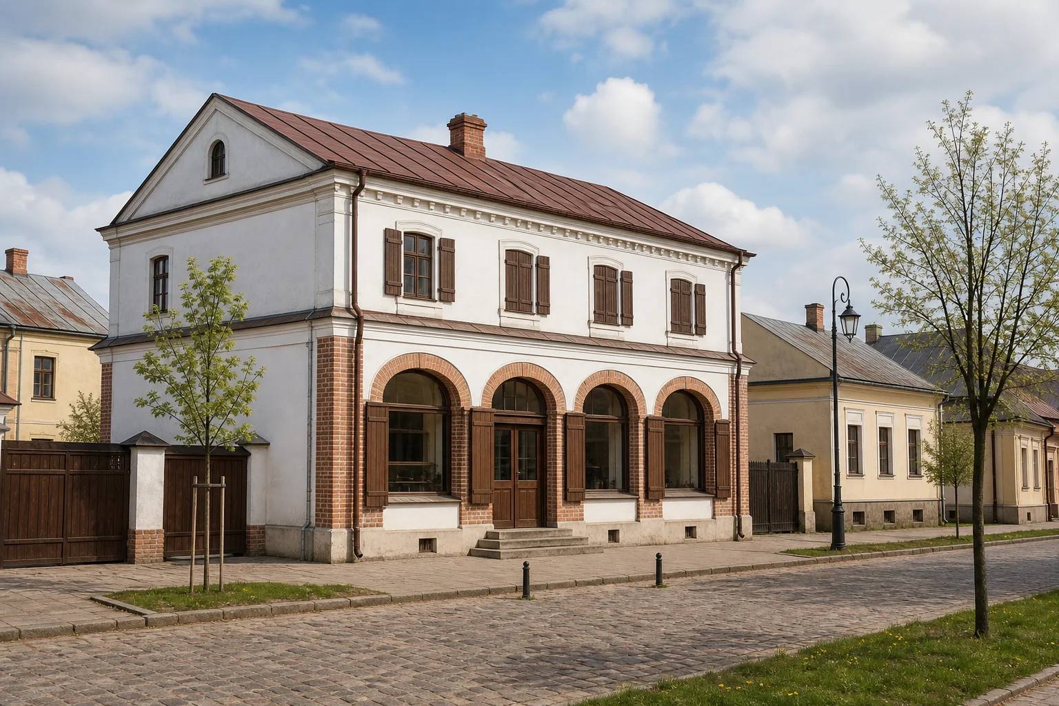 Пружаны. Белые лавки