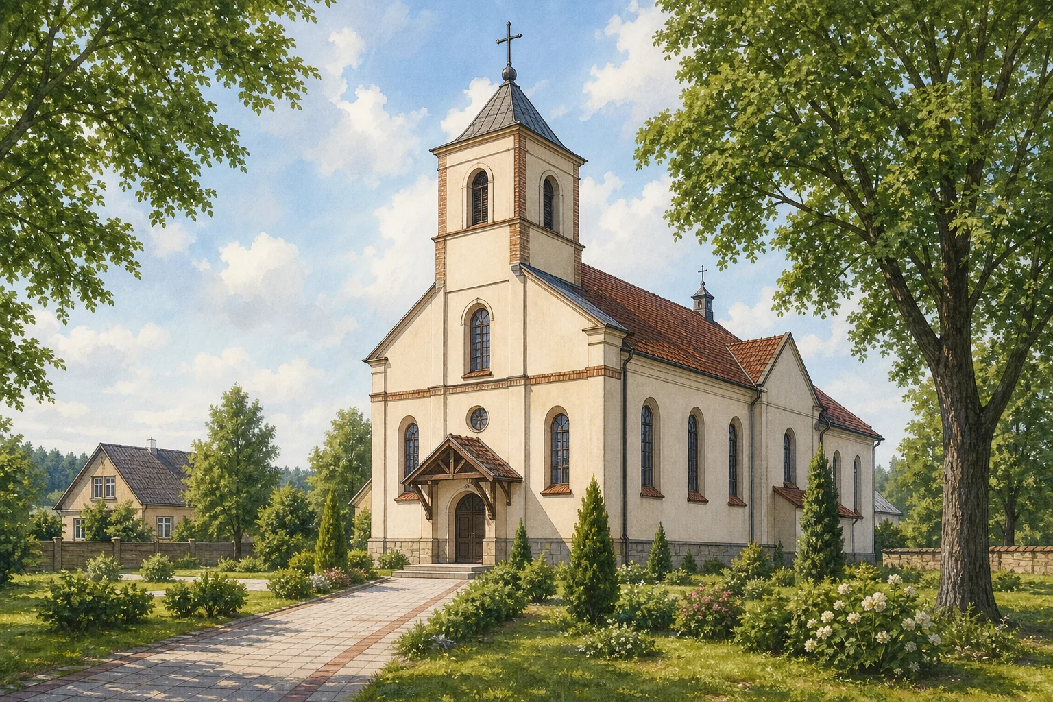 Раубичи. Костел Святого Матвея
