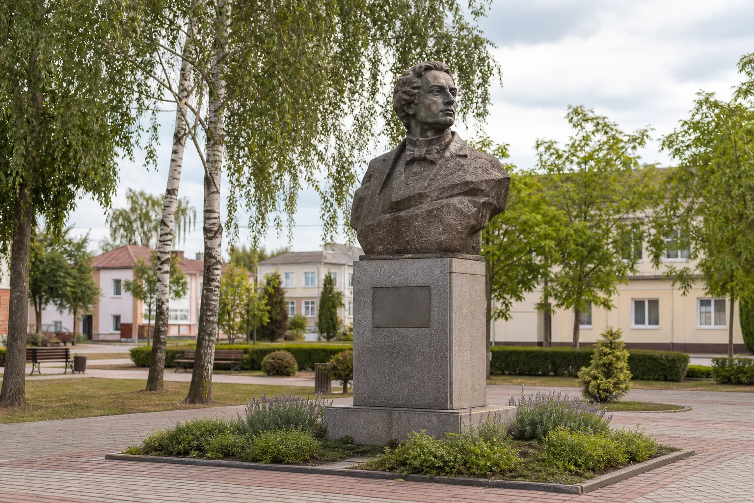 Речица. Памятник Довнар-Запольскому