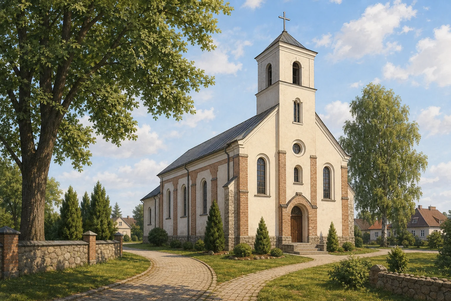 Репля, костел Девы Марии