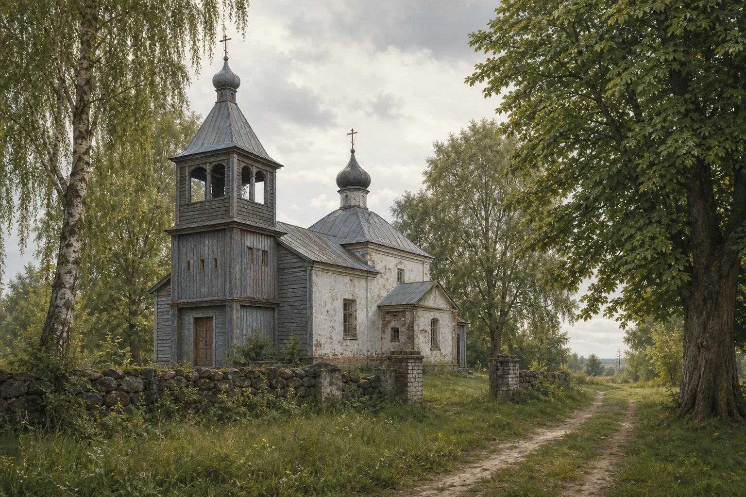 Остатки бывшей церкви