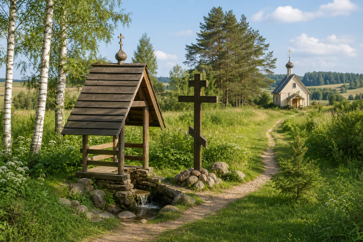 Родник иконы Божией Матери «Остробрамской»