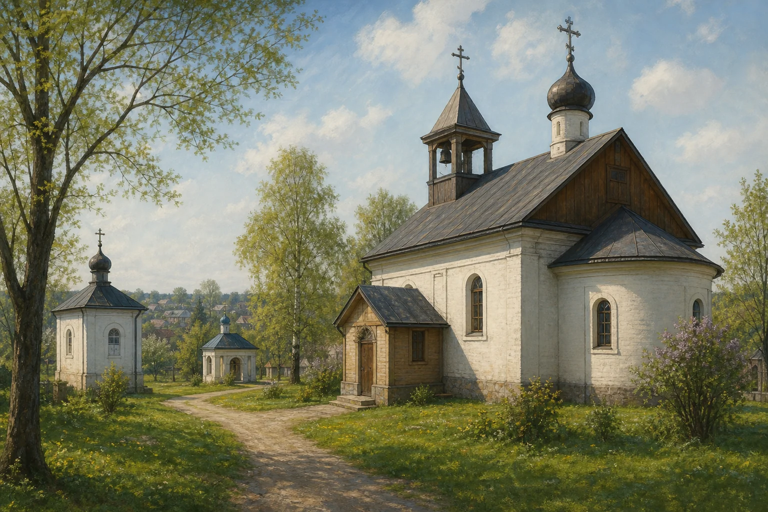 Рогачёв. Старое городское кладбище (Три часовни)