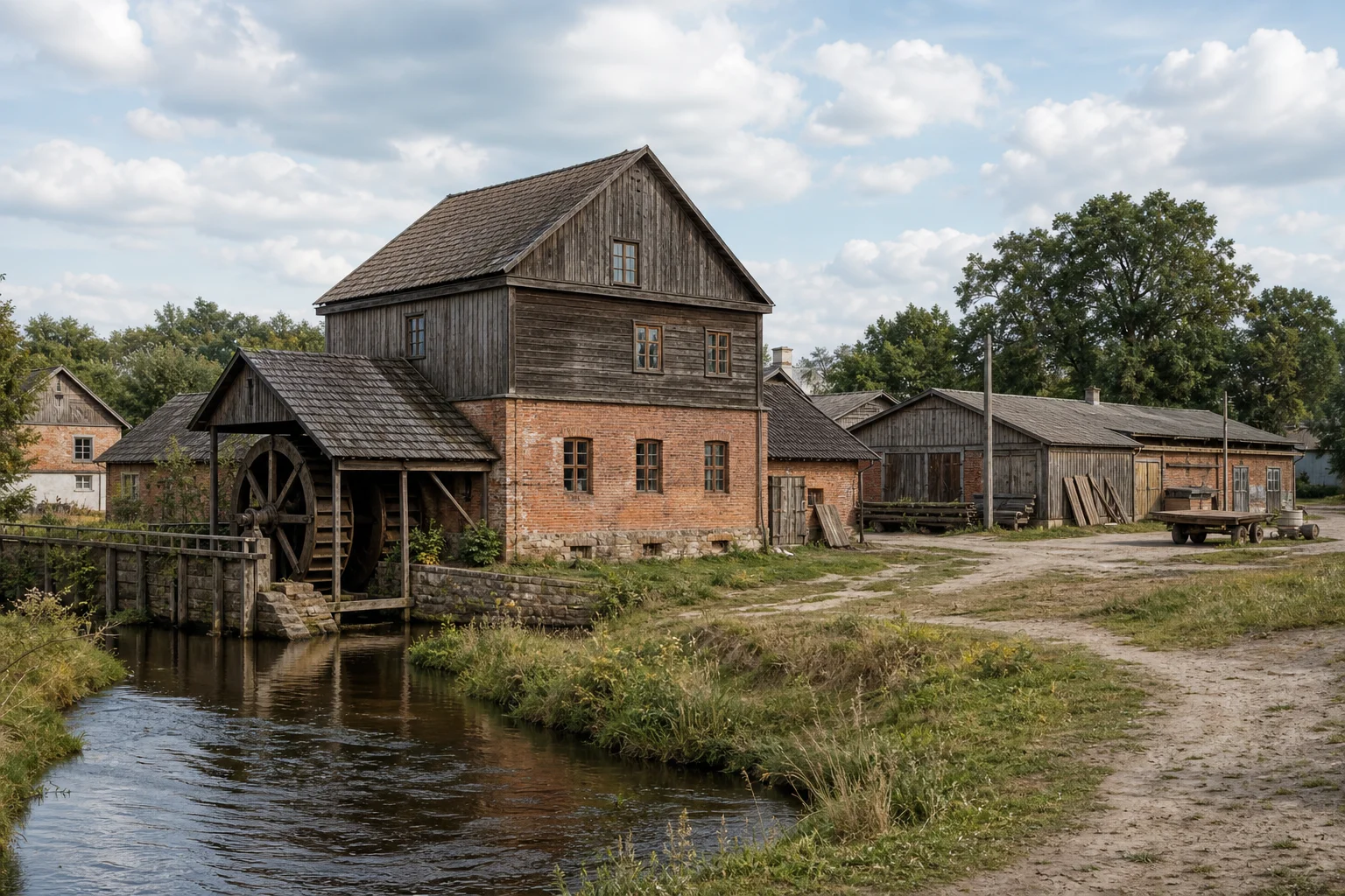 Рубежевичи, водяная мельница (дерев.)