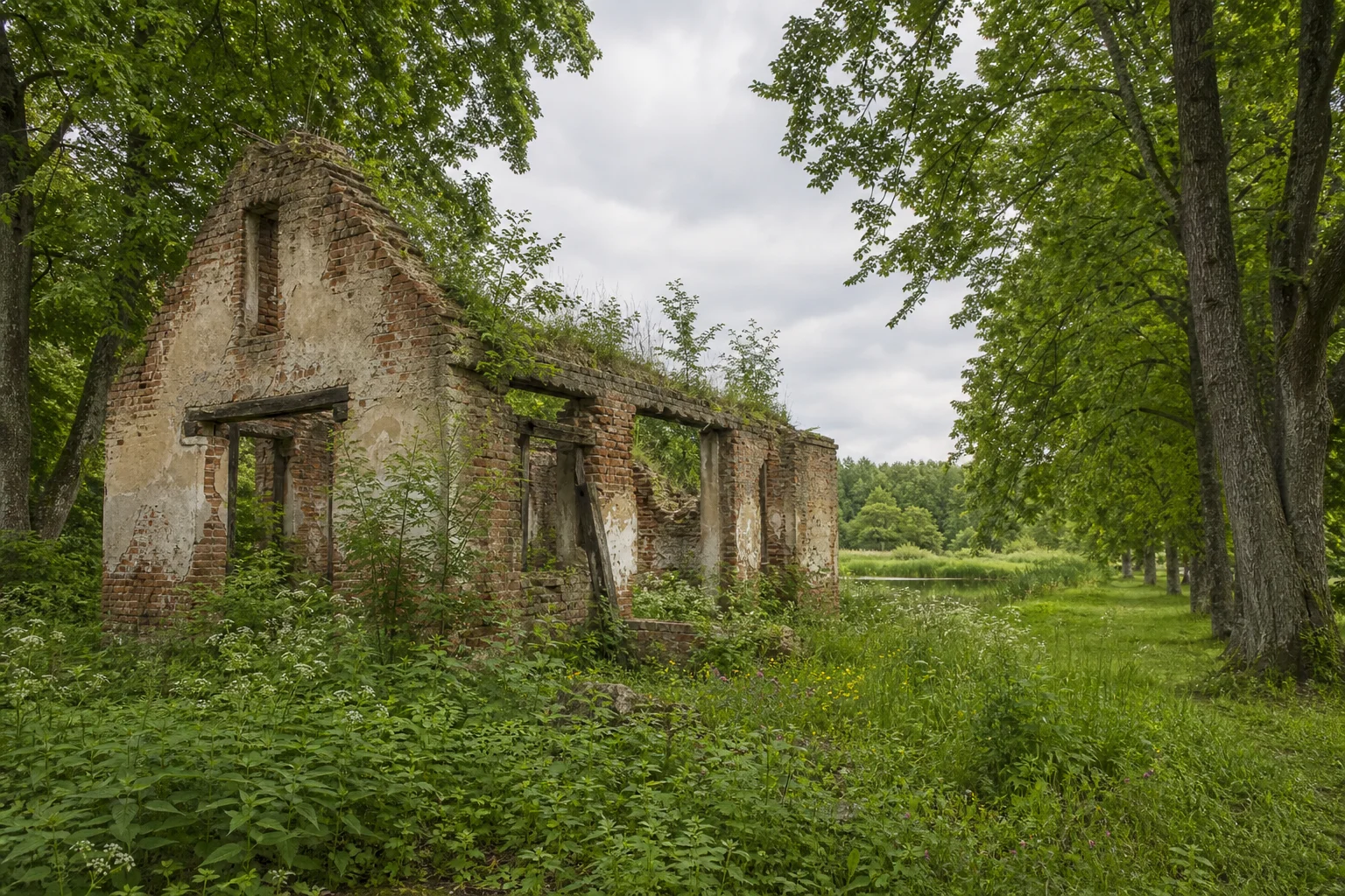 Рудница, усадьба: хозпостройка (руины)