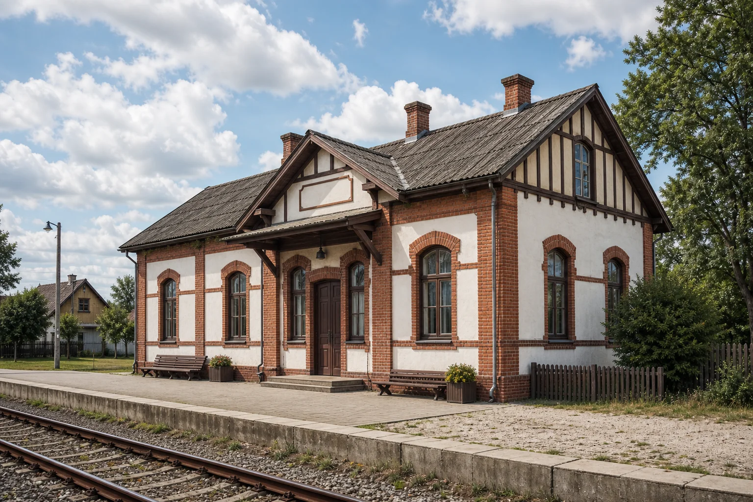 Русиновичи, железнодорожная станция "Рейтанов" (дерев.)
