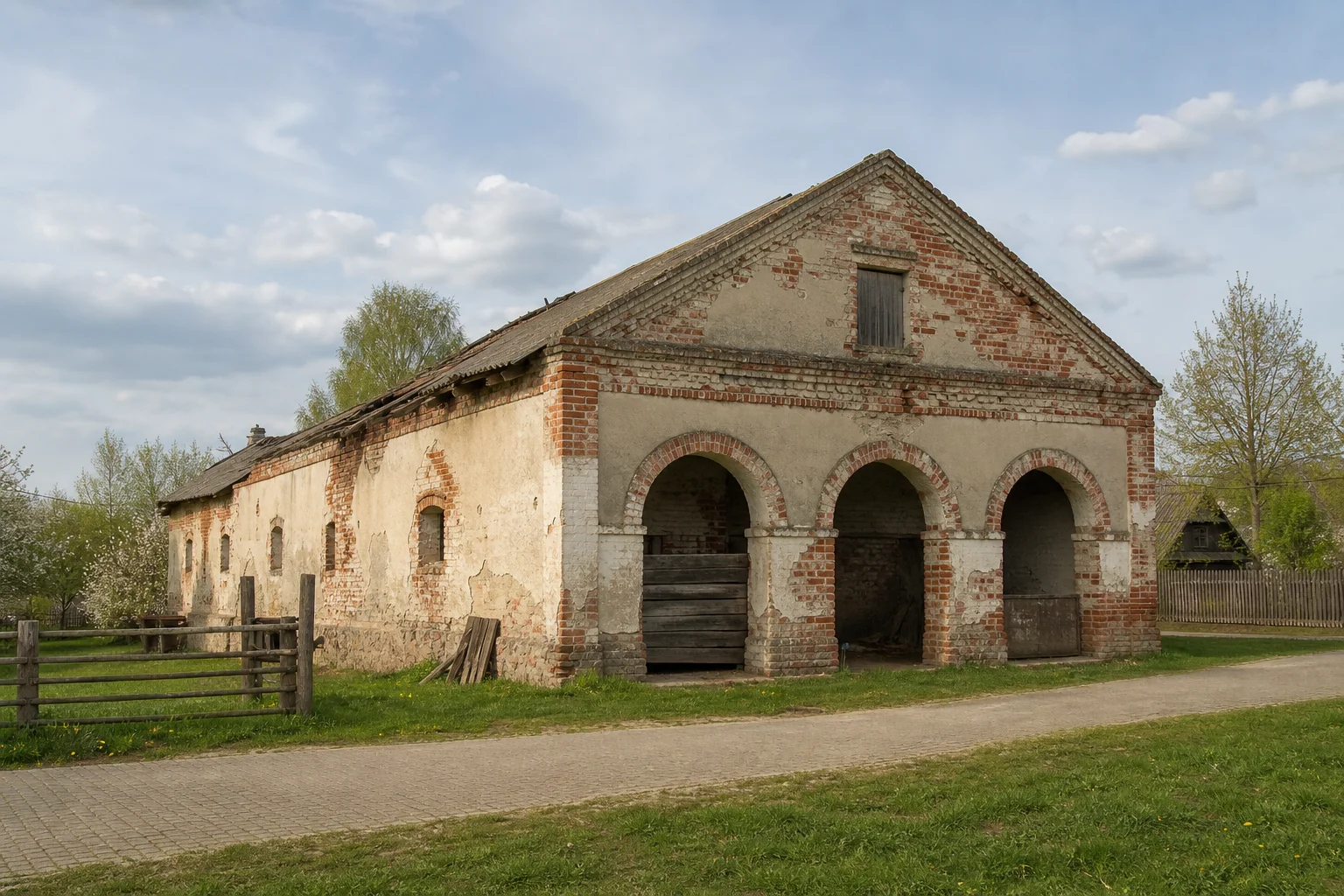 Селец, хозпостройка (руины)