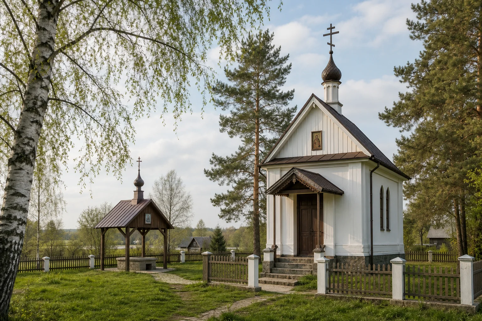 Семенки, часовня придорожная
