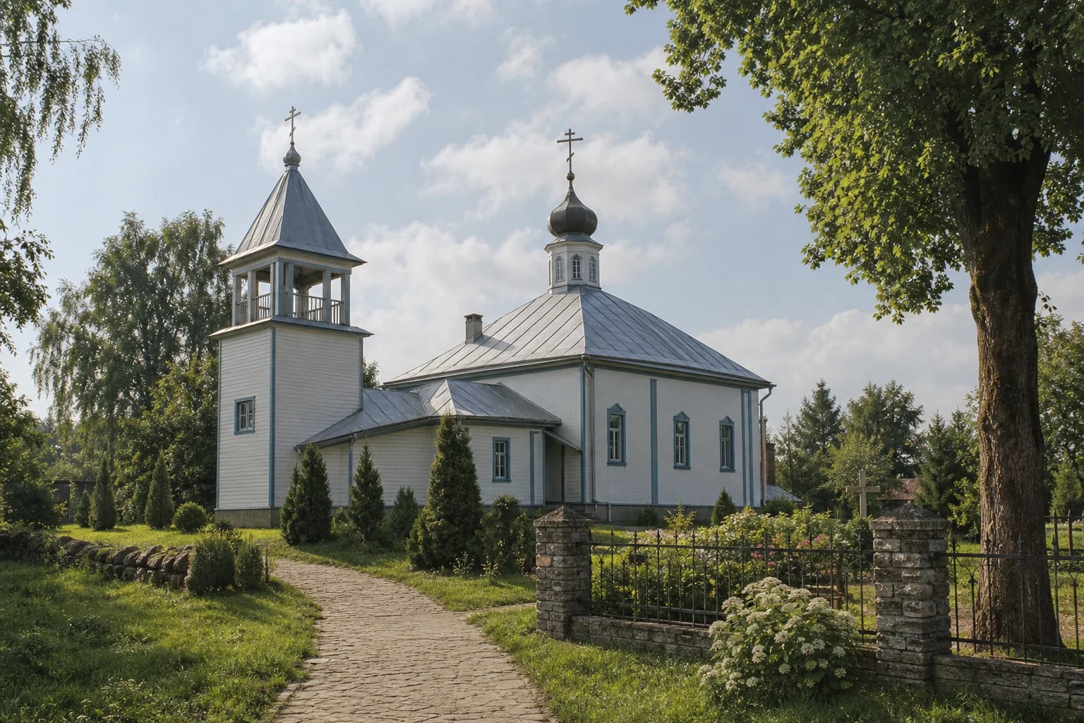 Семигостичи. Церковь Иоанна Богослова