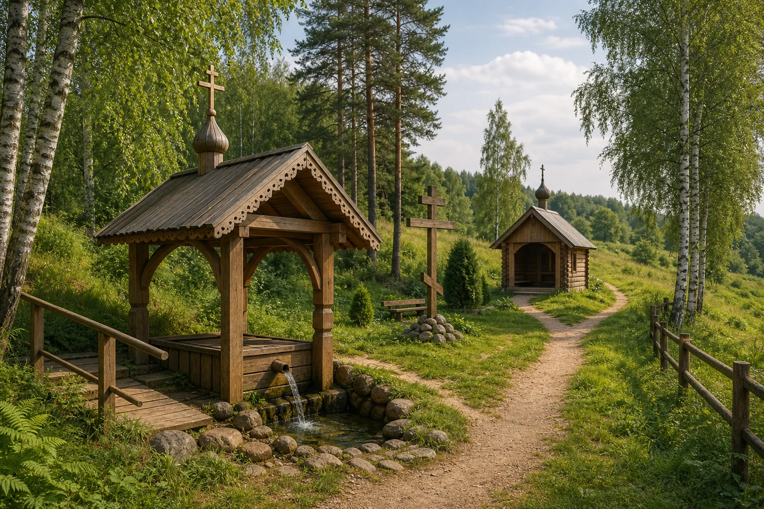 Сенно, часовня у криницы
