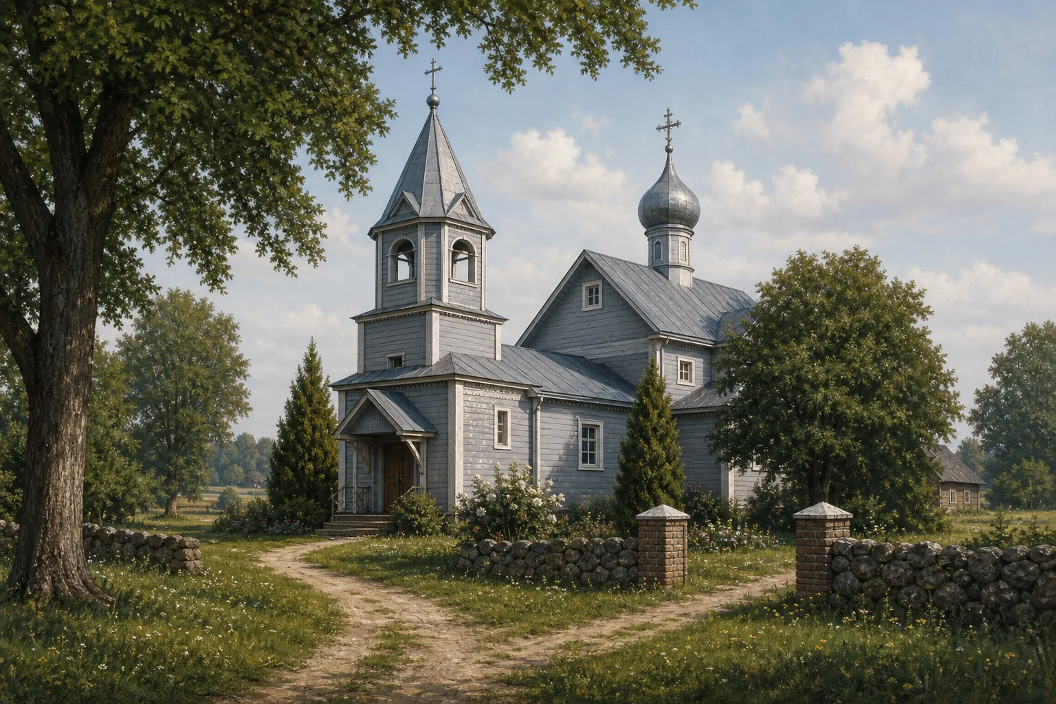 Синкевичи, церковь св. Георгия (дерев.)