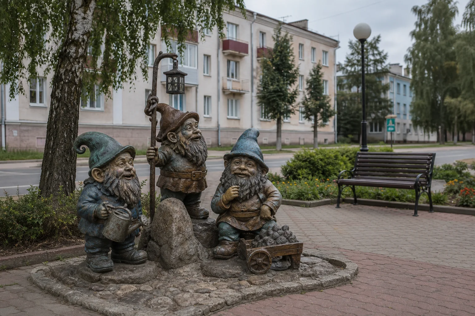 Скульптура "Гномы"