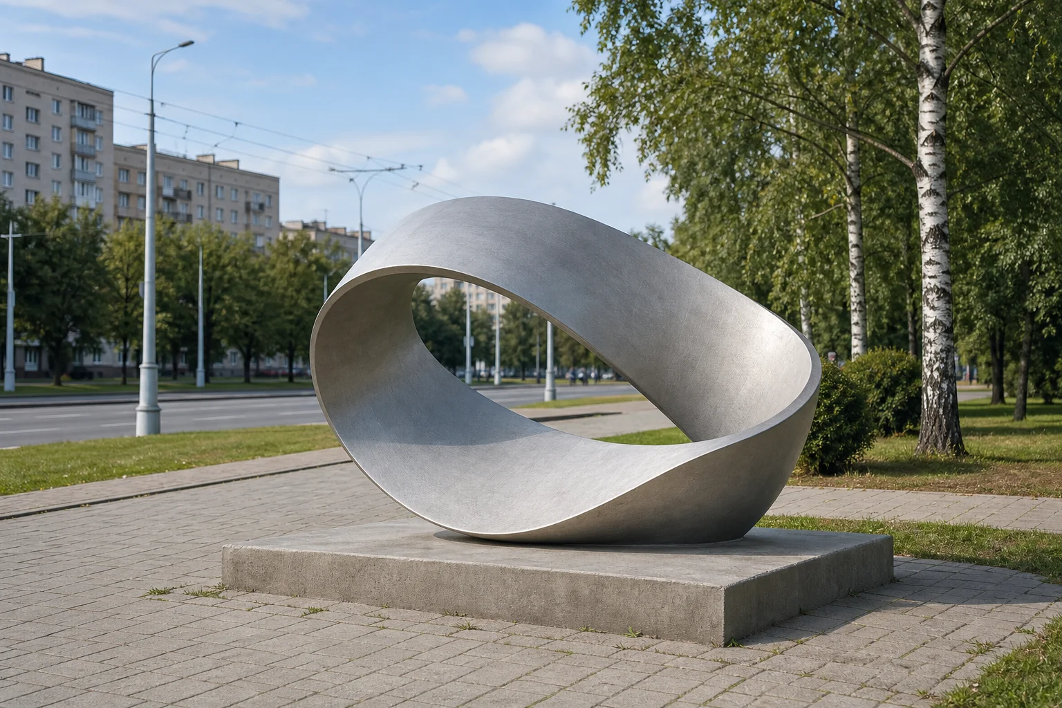 Скульптура "Лента Мёбиуса"