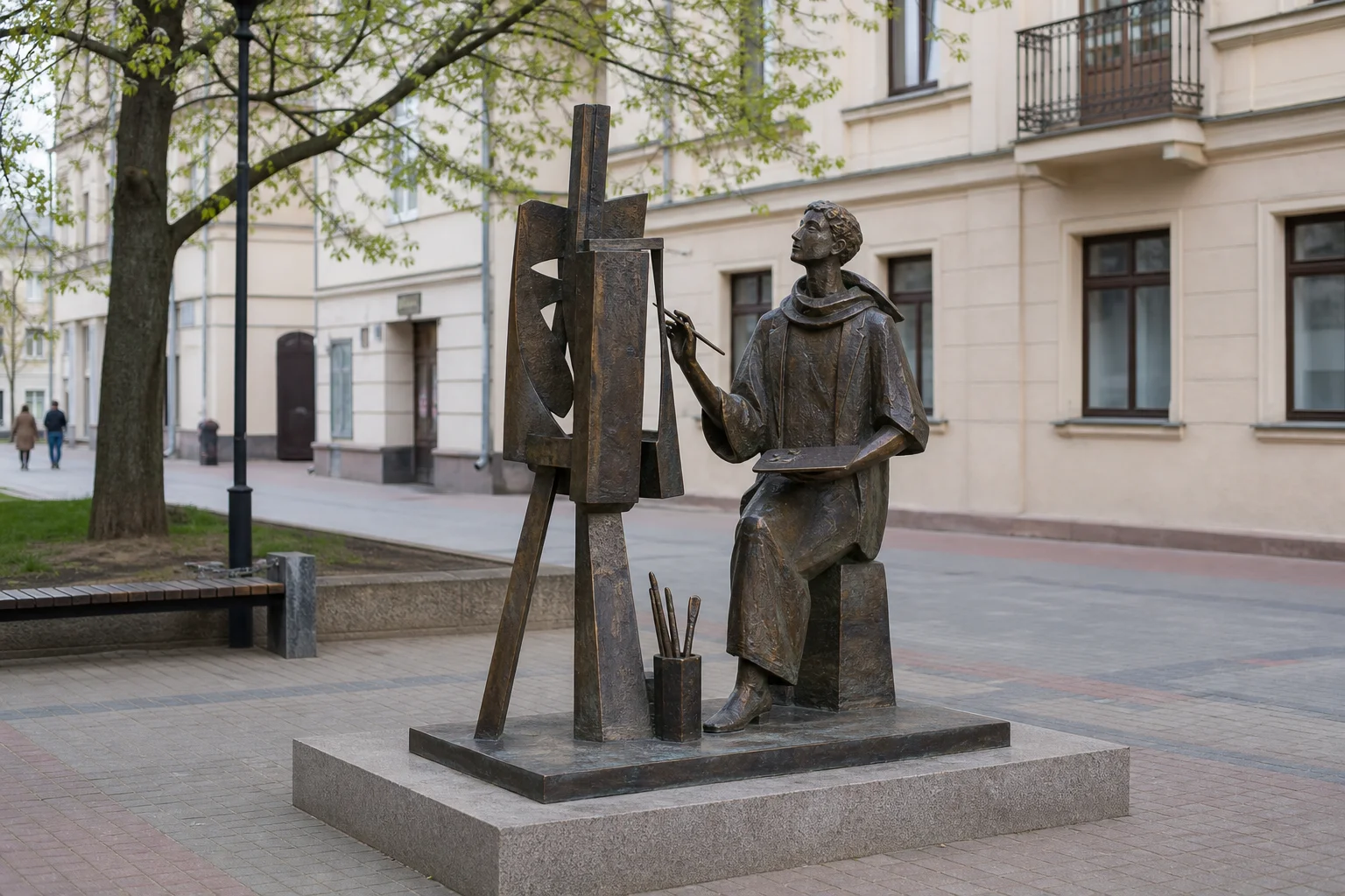 Скульптура Валентина Ваньковича ("Утро художника")