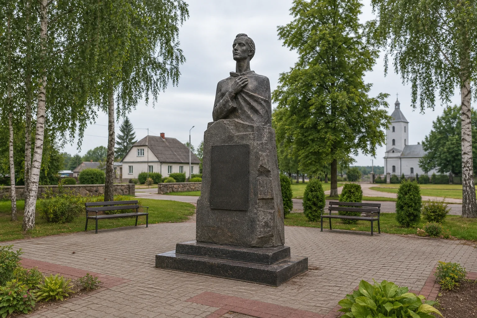 Скульптурный памятник землякам