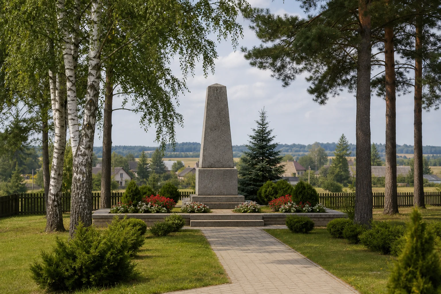 Славково, братская могила русских солдат