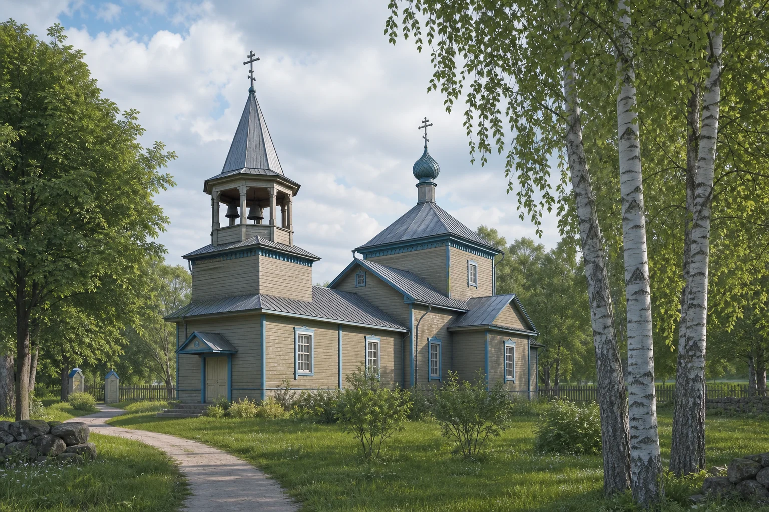 Смиловичи, церковь св. Георгия (дерев.)