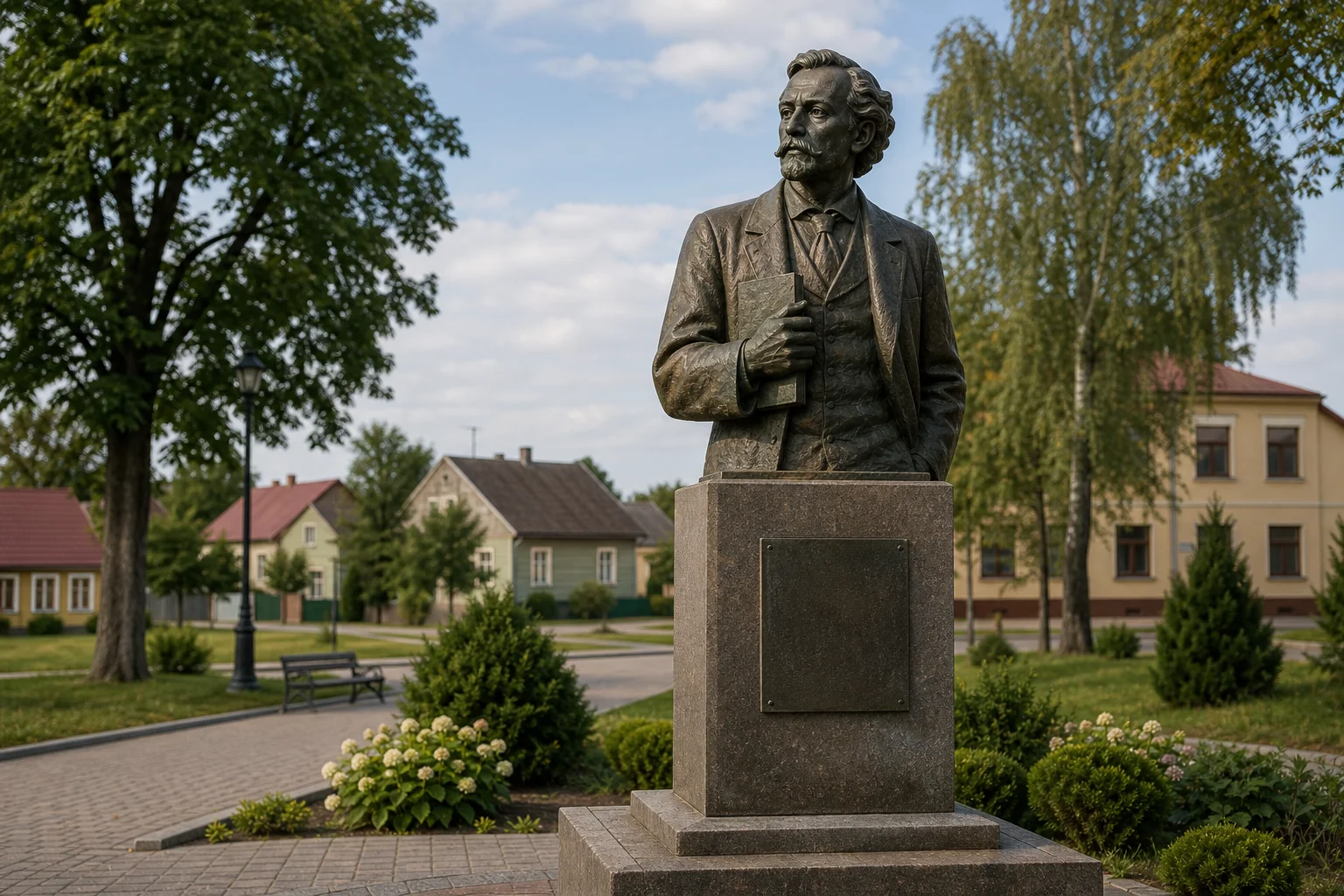 Сморгонь. Памятник Франтишку Богушевичу