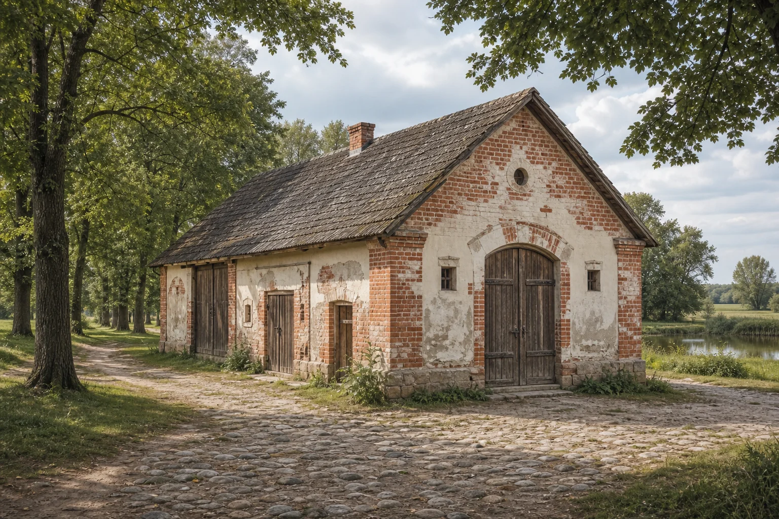Староборисов, усадьба: хозпостройка
