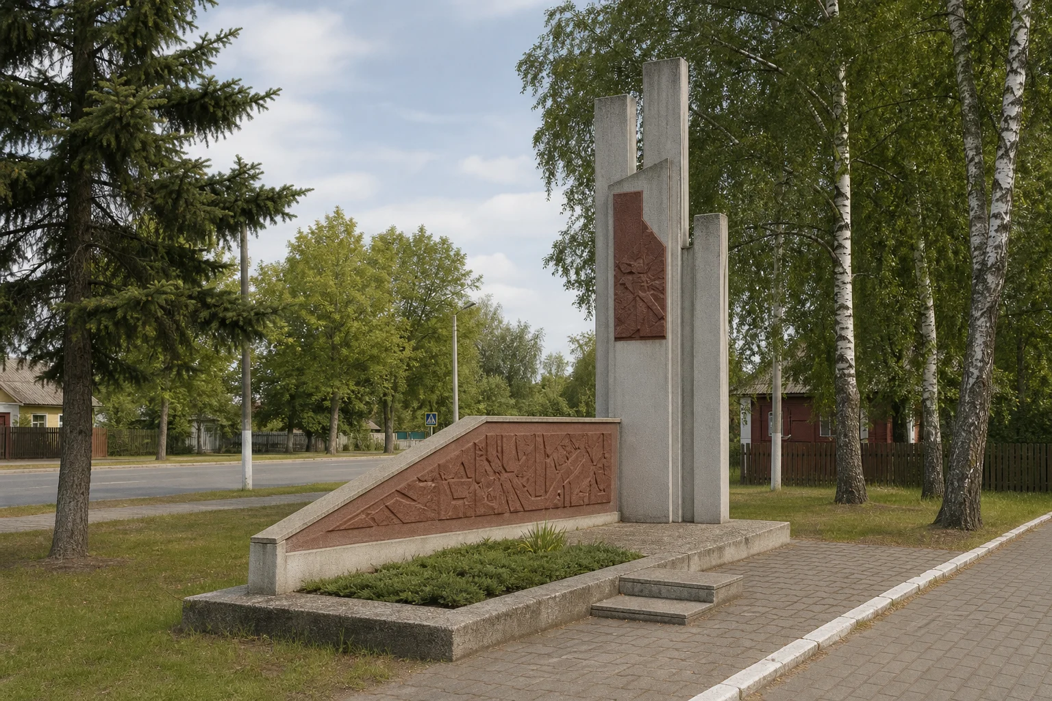 Стела советским воинам и партизанам