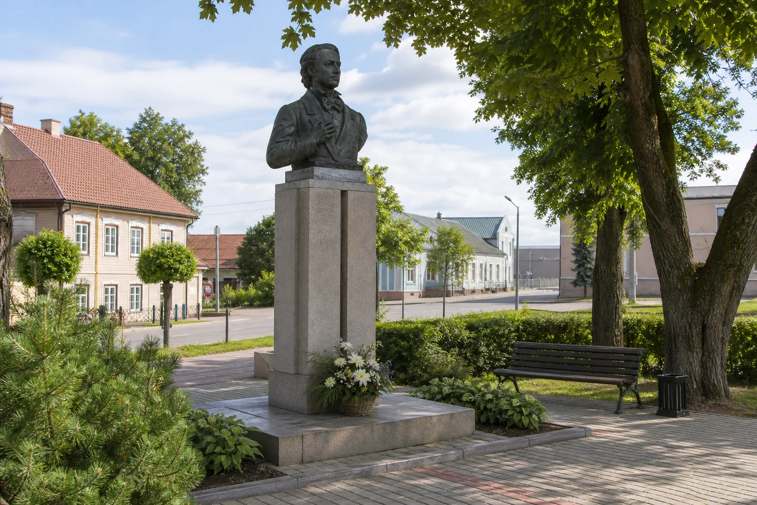 Свислочь, памятник Кастусю Калиновскому