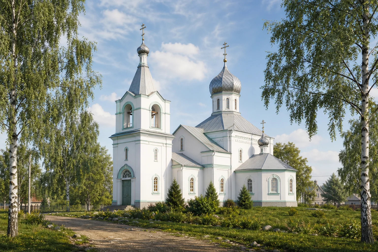 Свято-Богоявленская церковь в Глуске