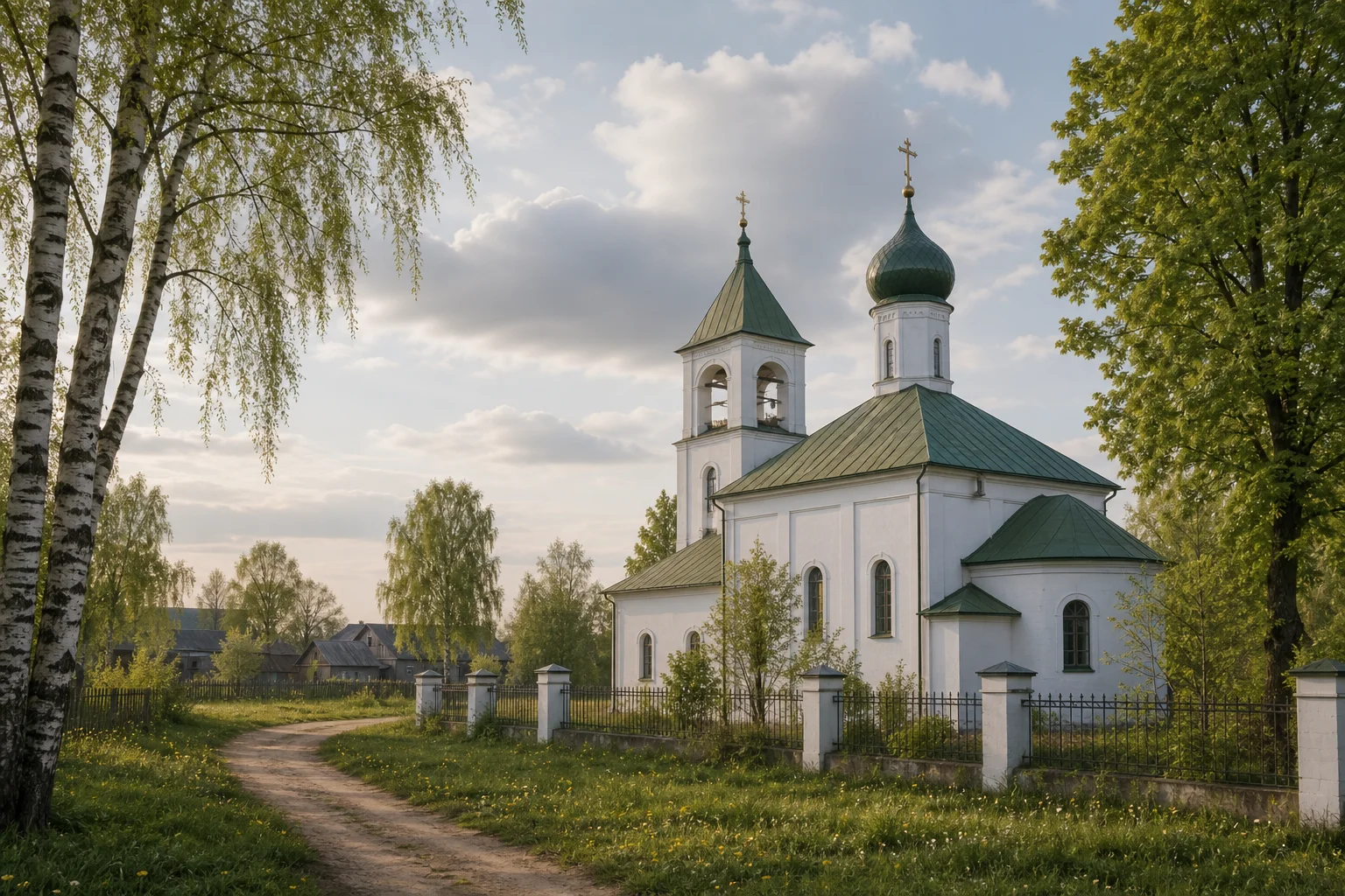 Свято-Екатерининская церковь в деревне Гадичево