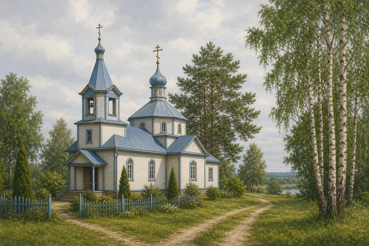 Свято-Георгиевская церковь в Белом Болоте