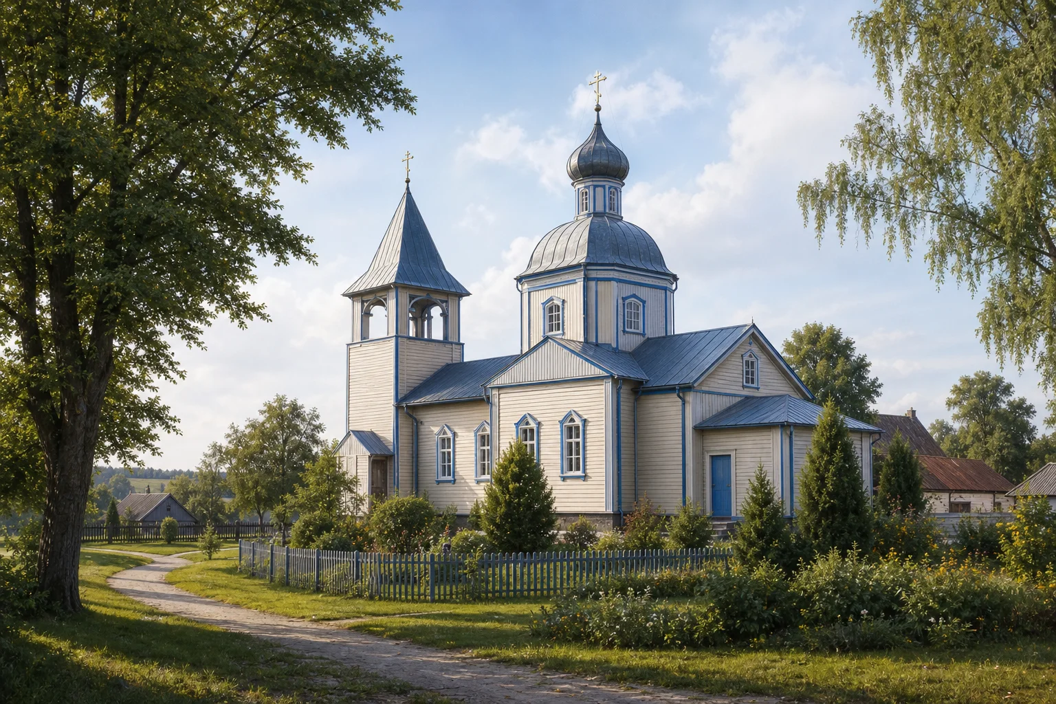 Свято-Михайловская церковь в деревне Лясковичи