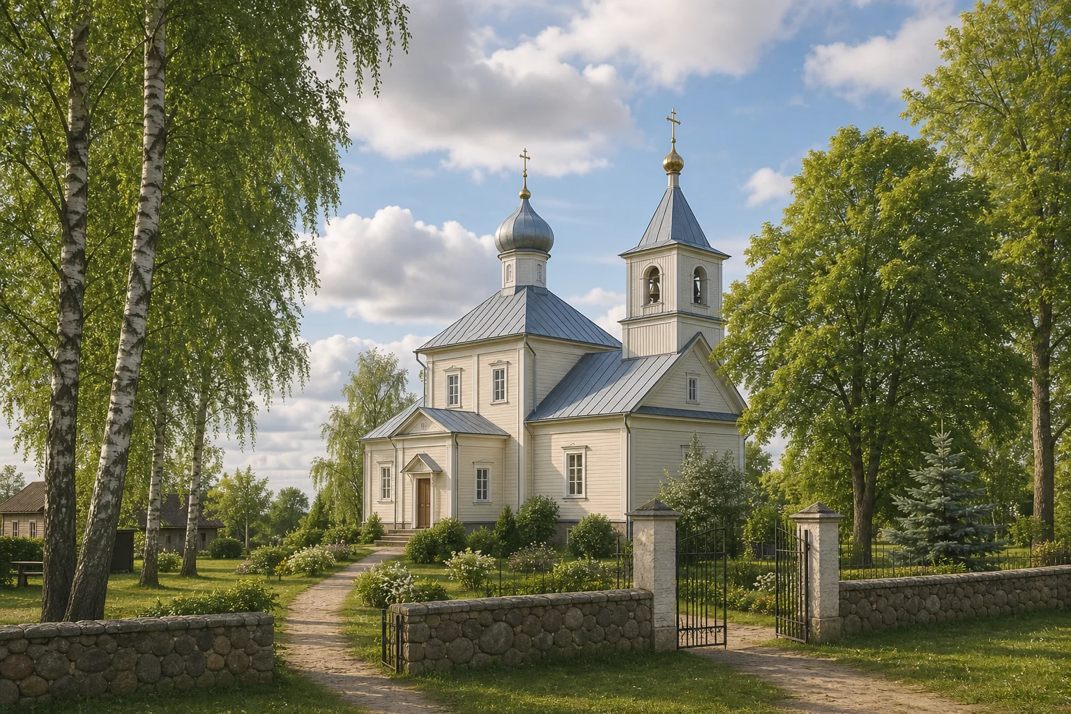 Свято-Покровская церковь в деревне Красное