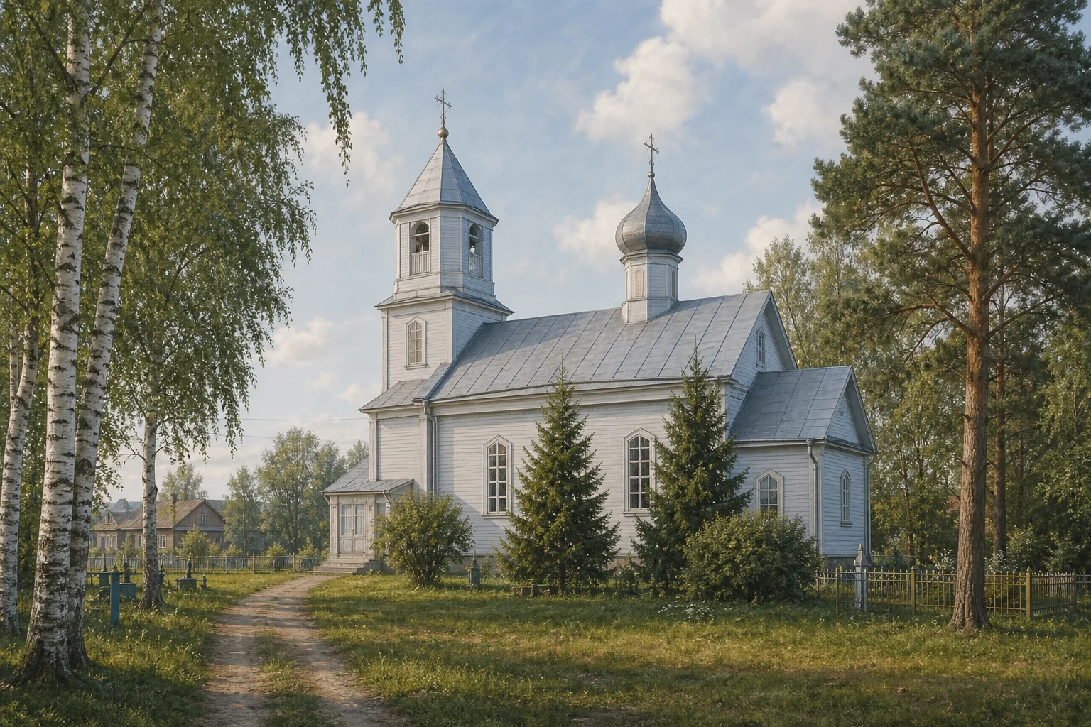 Свято-Успенская церковь в Милошевичах
