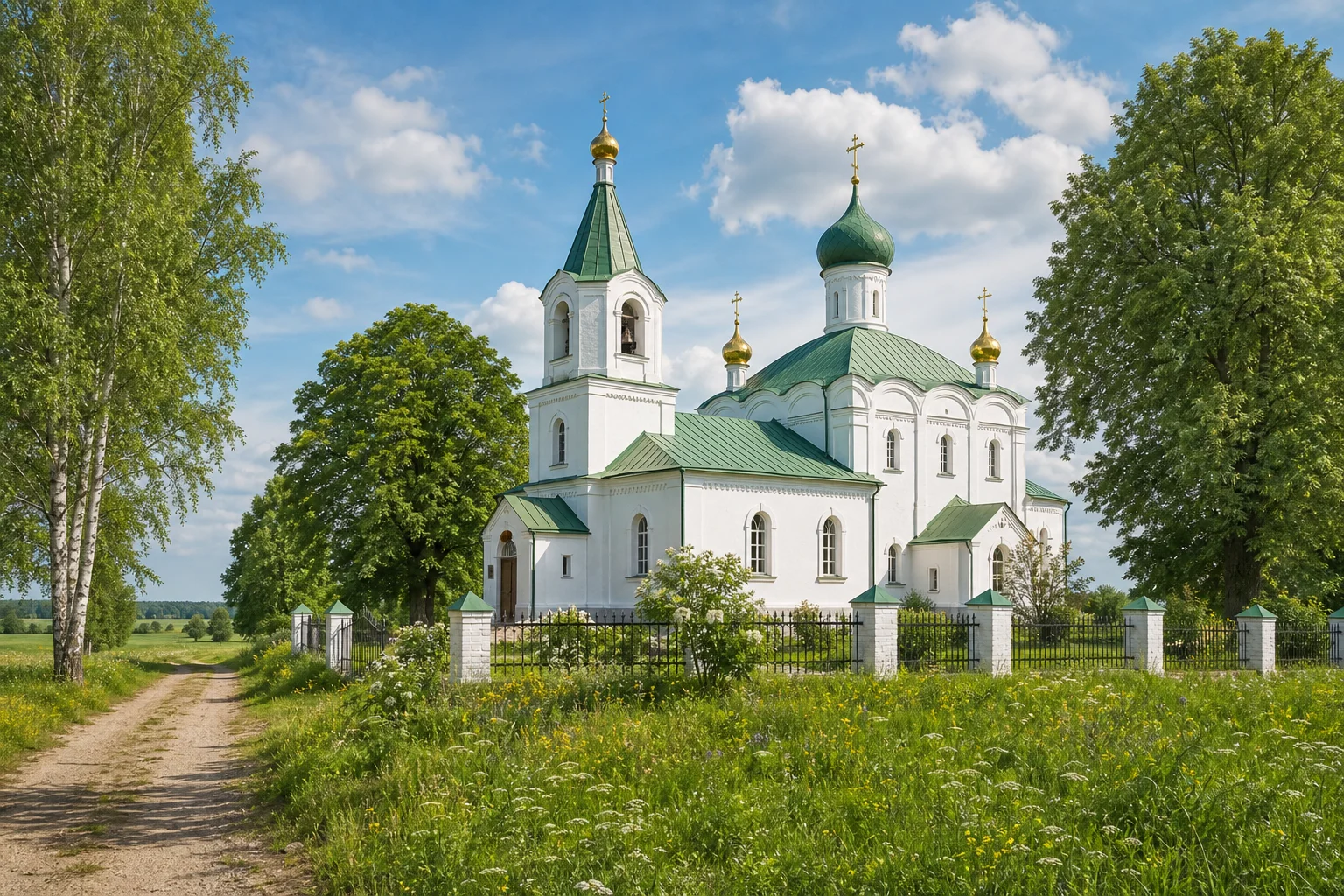 Свято-Вознесенская церковь в деревне Милославичи