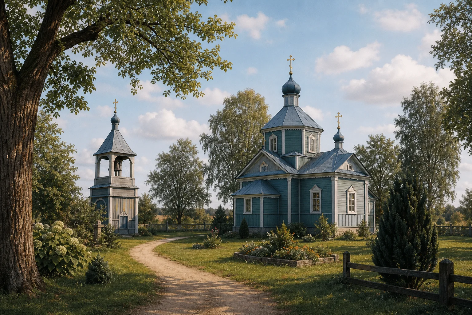 Телеханы, церковь Троицкая (дерев.)