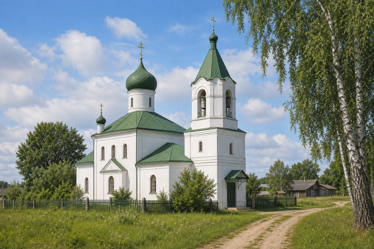 Троицкая церковь в Достоево