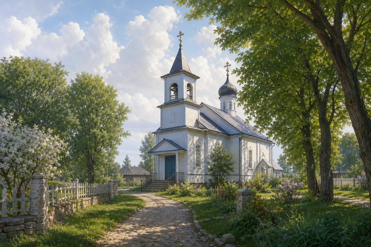 Тростяница. Церковь Преображения Господня
