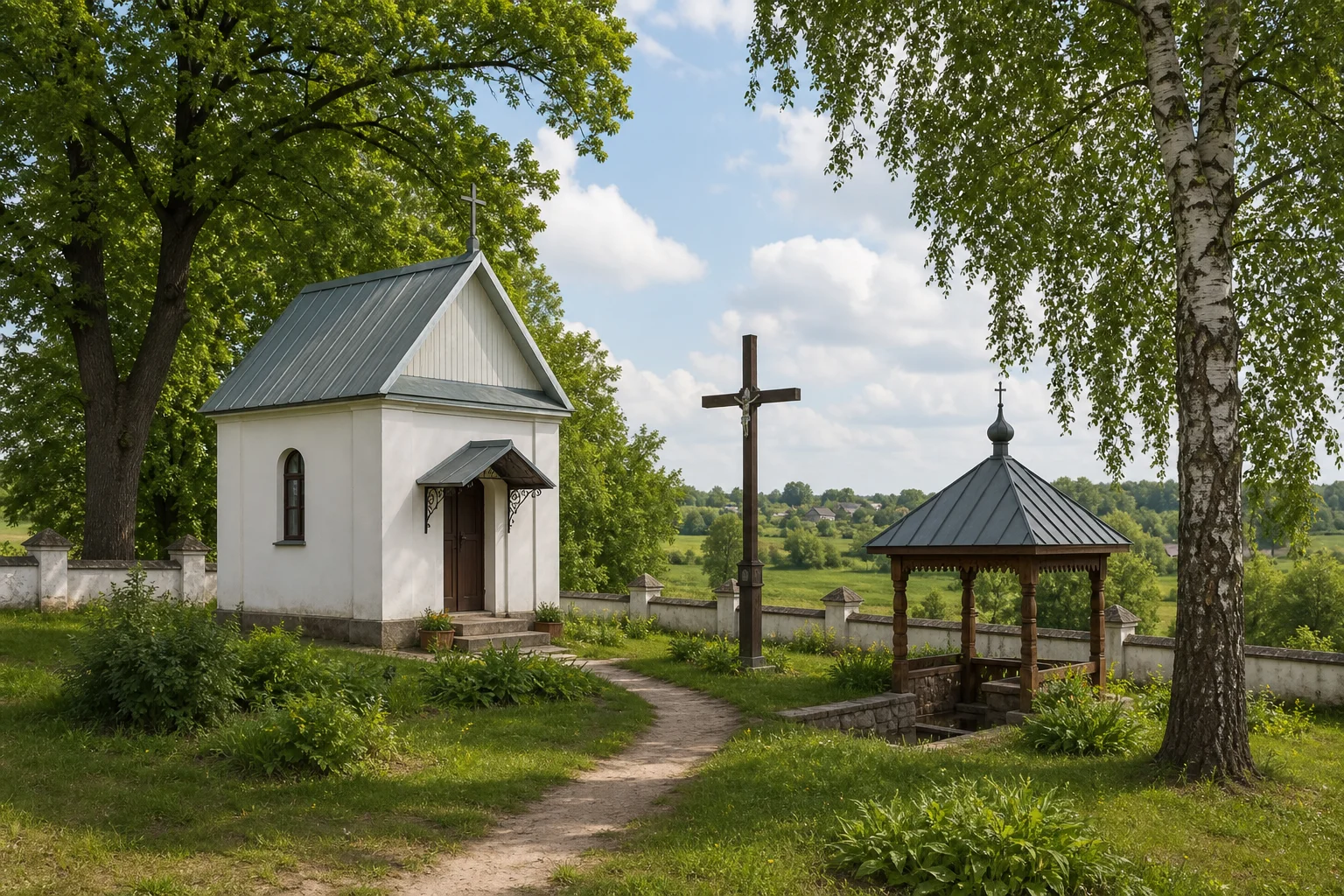 Тры каплицы на старых кладбище