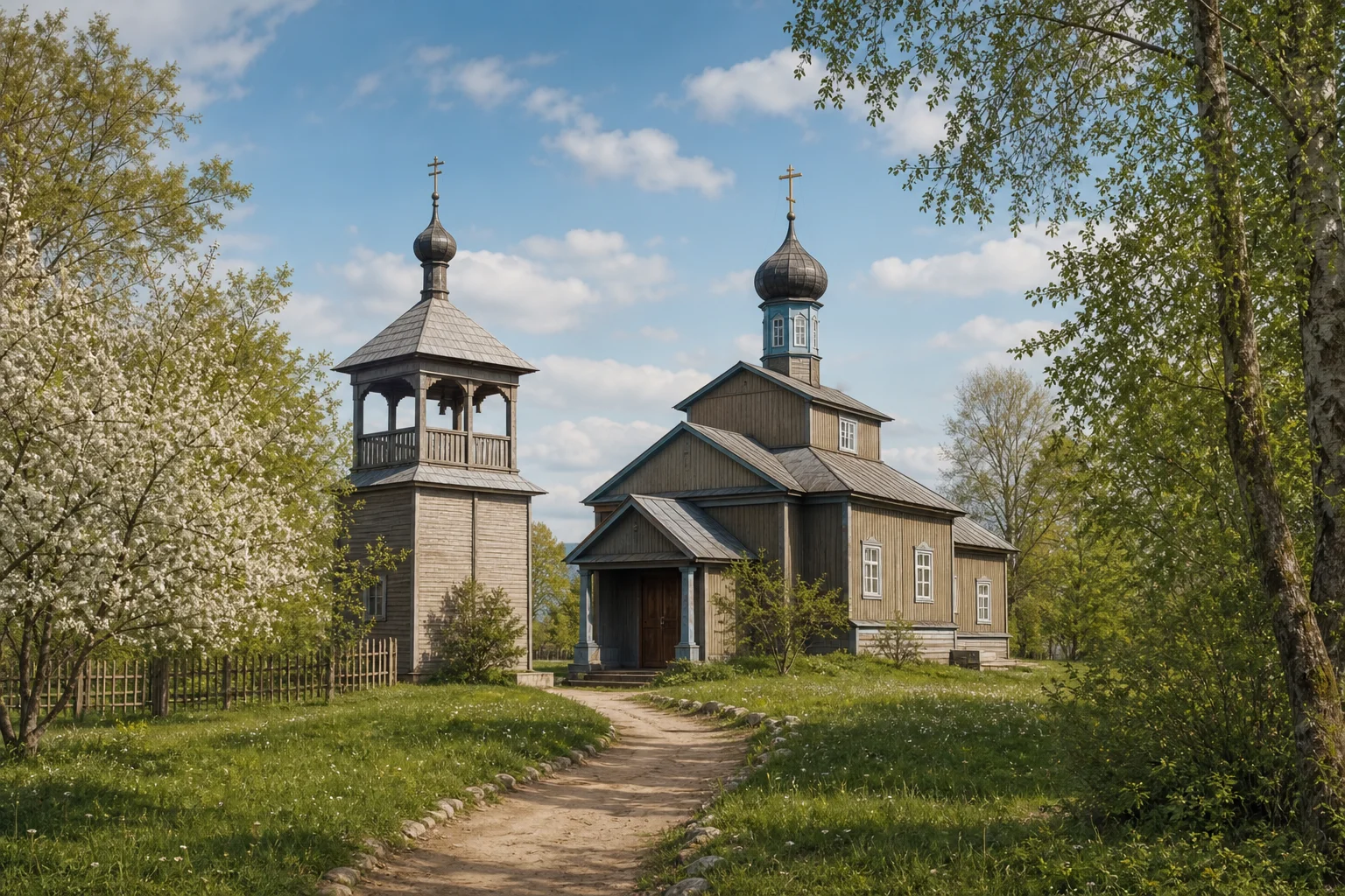 Туров, церковь Всех Святых (дерев.)