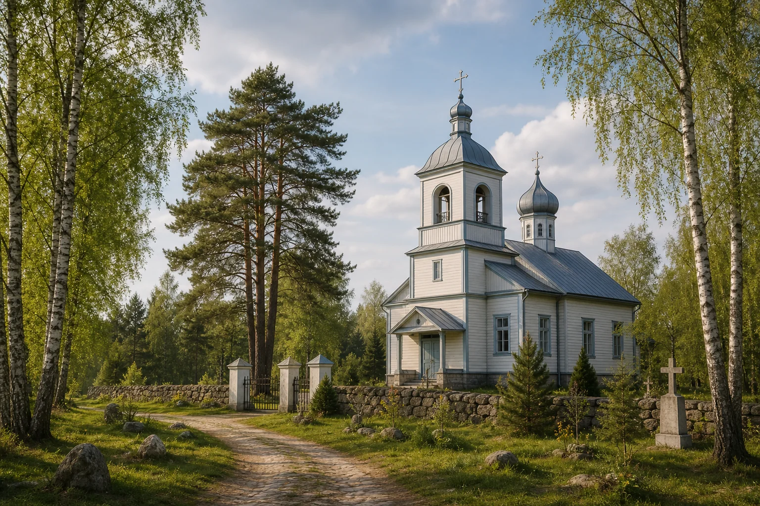 Успенская церковь в деревне Видзы