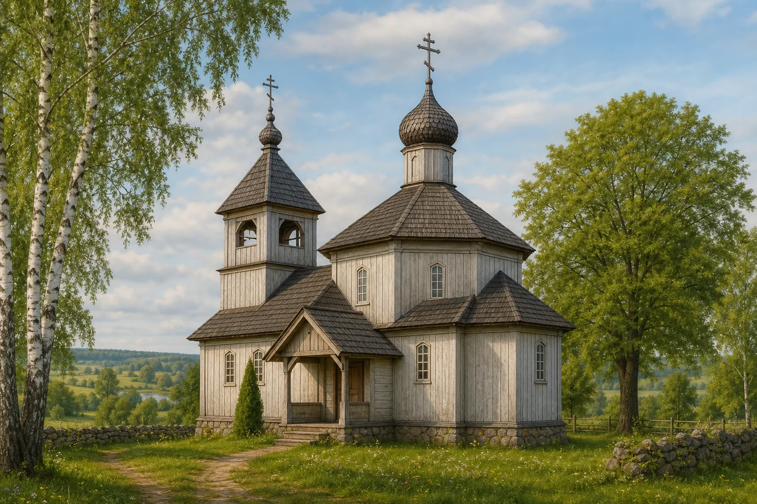 Валевка, церковь св. Петра и Павла (дерев.)