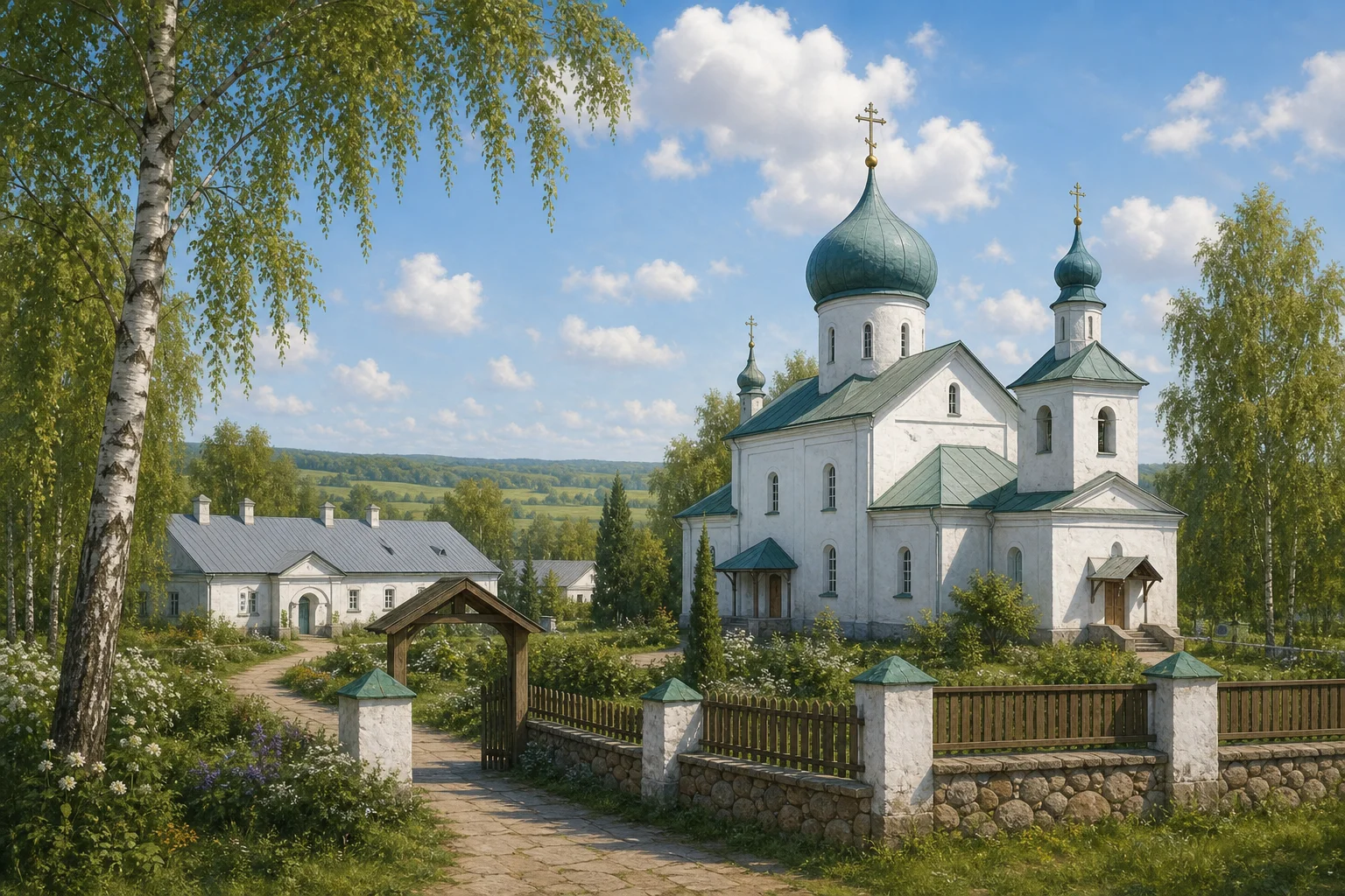 Великая Кракотка, монастырь: церковь Рождества Богородицы