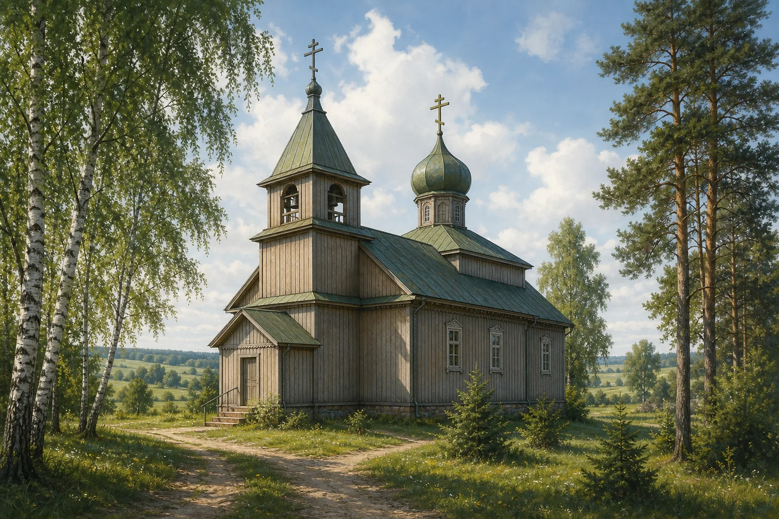 Великий Рожан, церковь Вознесенская (дерев.)