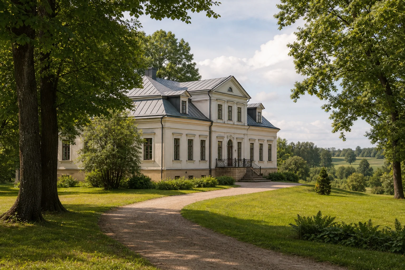 Великорита. Парк при усадьбе Троекуровых-Лещинских