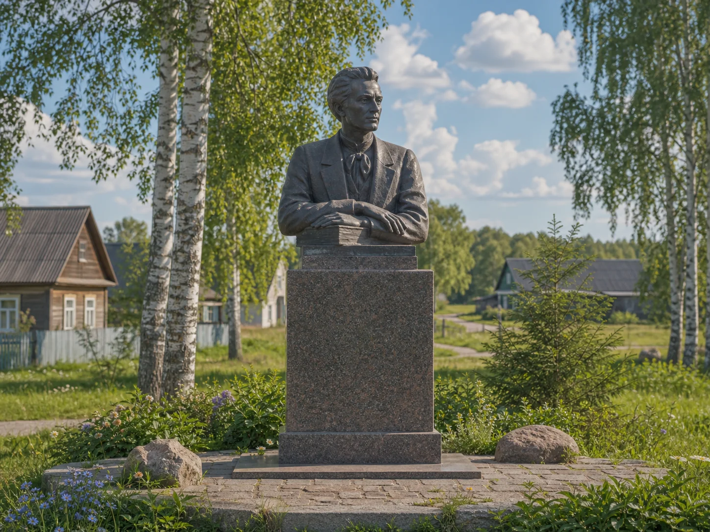 Велятичи. Памятник поэту Францу Савичу