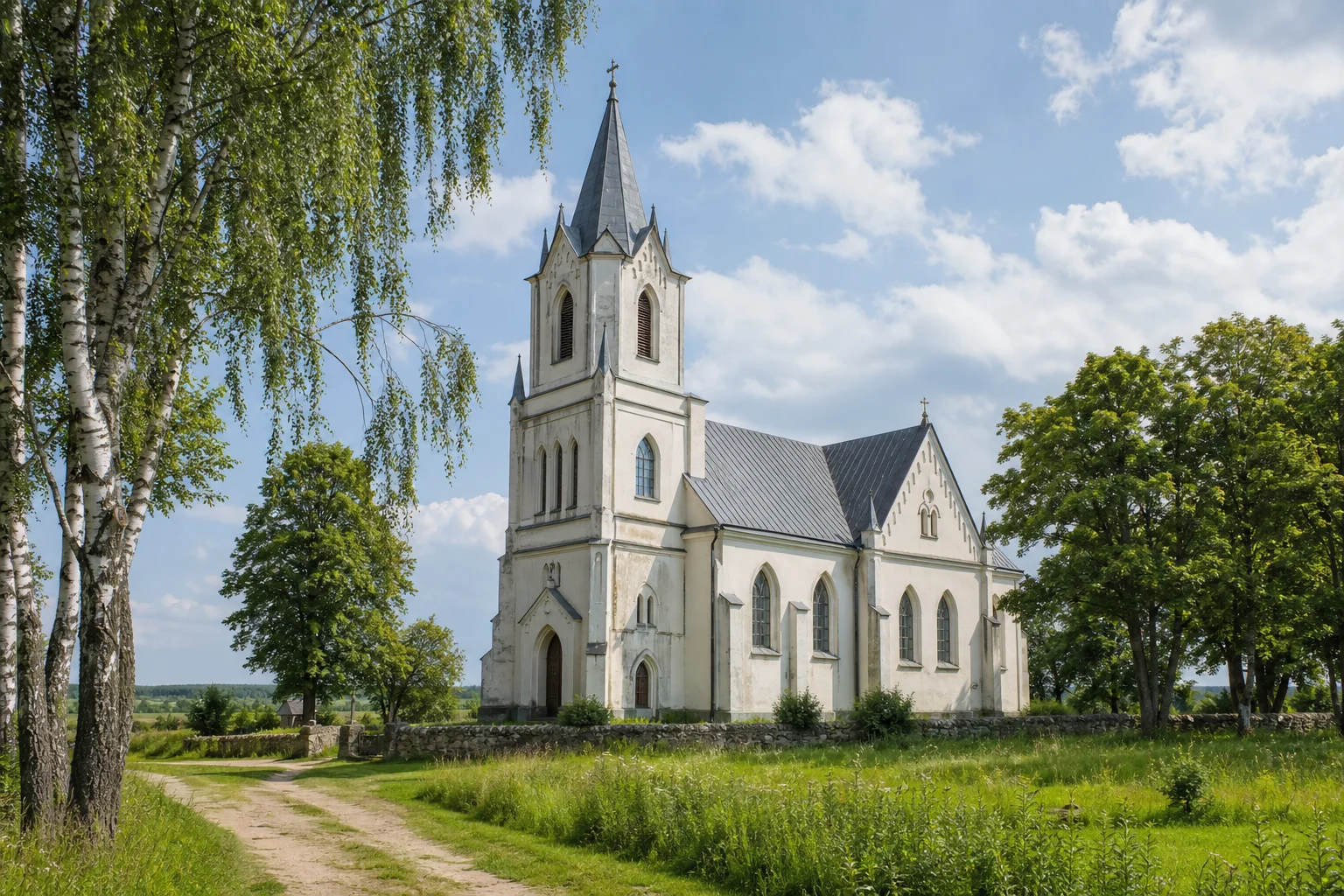 Верейки, костел Девы Марии