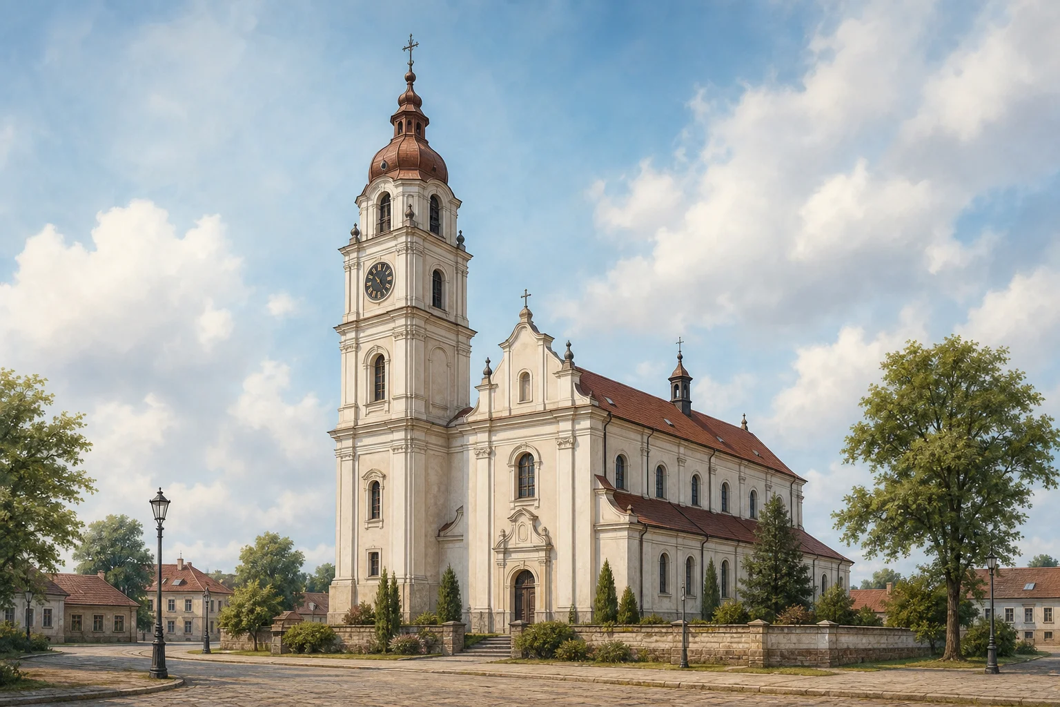 Башенные часы Фарного костела
