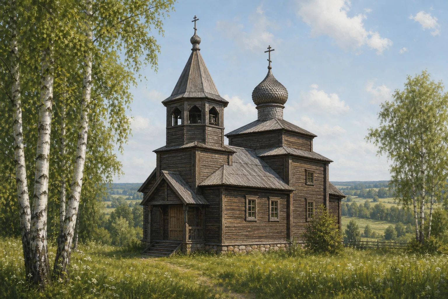 Вежное, церковь св. Николая (дерев.)