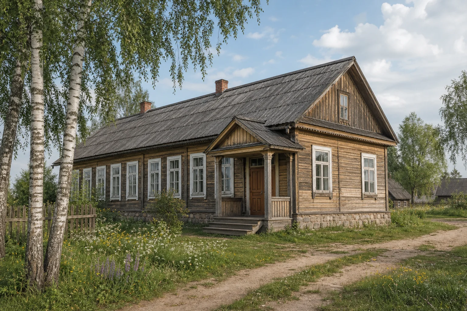 Вишневка, школа (дерев.)